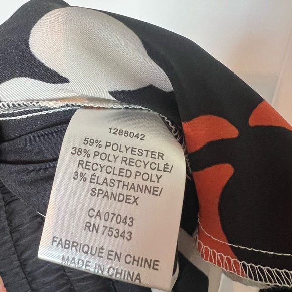 Rachel Zoe Silky Boho Wide Leg Pants Size Medium Bold Floral Leaf Print - Picture 5 of 7